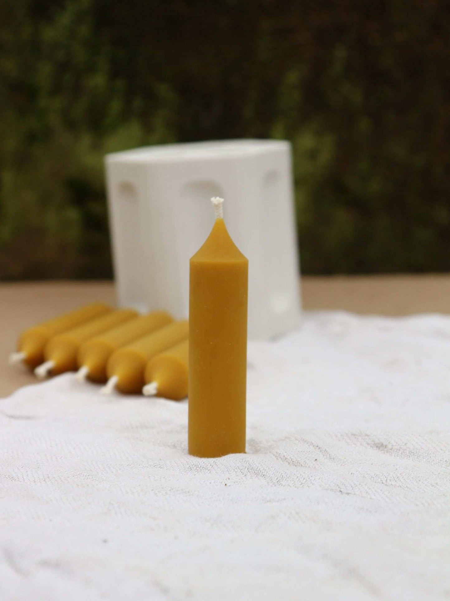 THICK SHORT TAPER Silicone Candle Mold – Silicone Mold made for THICK SHORT TAPER