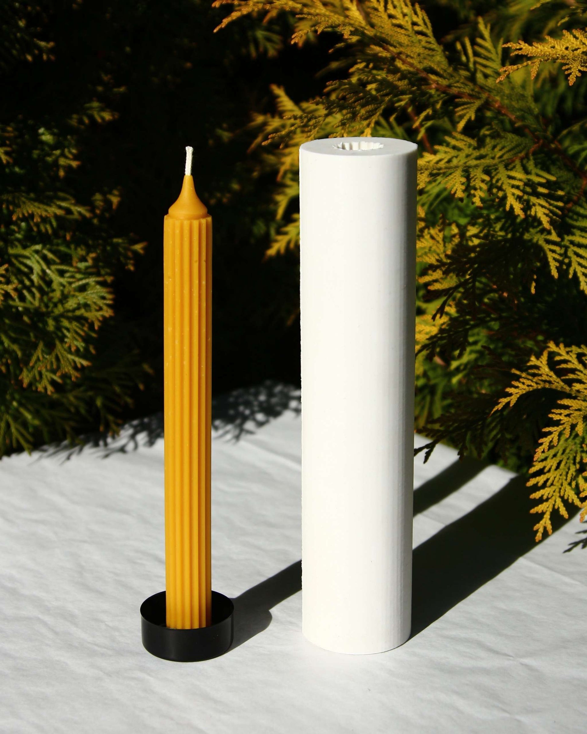 POINTY FLUTED TAPER  Silicone Candle Mold – Silicone Mold made for POINTY FLUTED TAPER