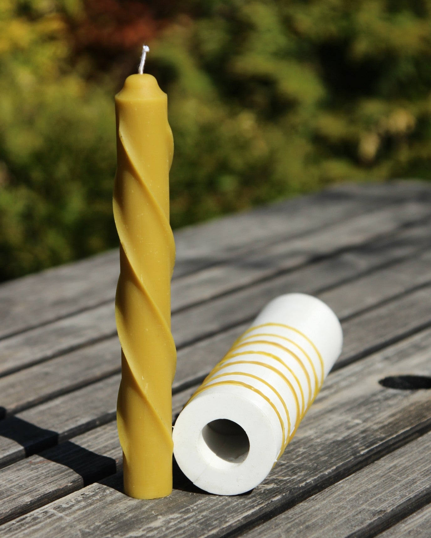 THREADED DAILY 20cm Silicone Candle Mold