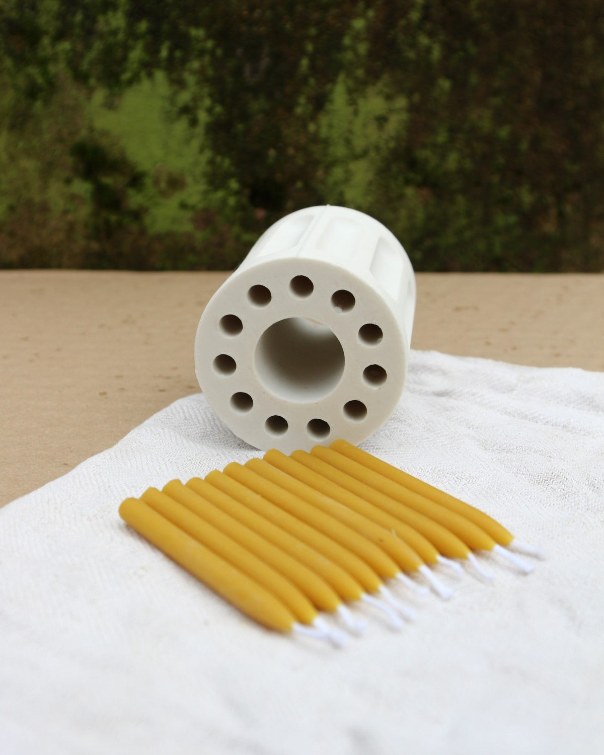 Birthday candle 11-cavity beeswax candle and silicone mould