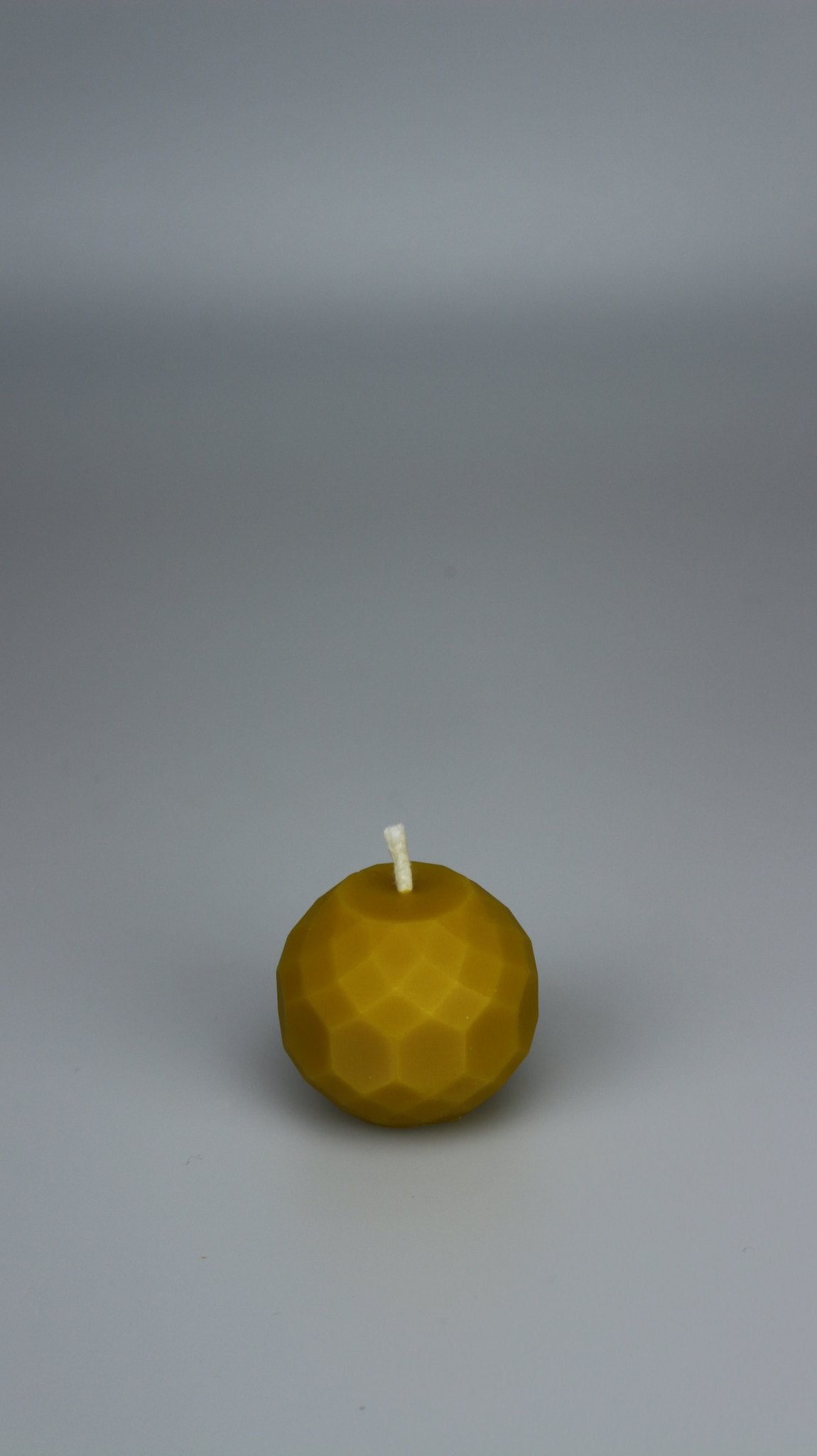 Crystal beeswax candle and silicone mould
