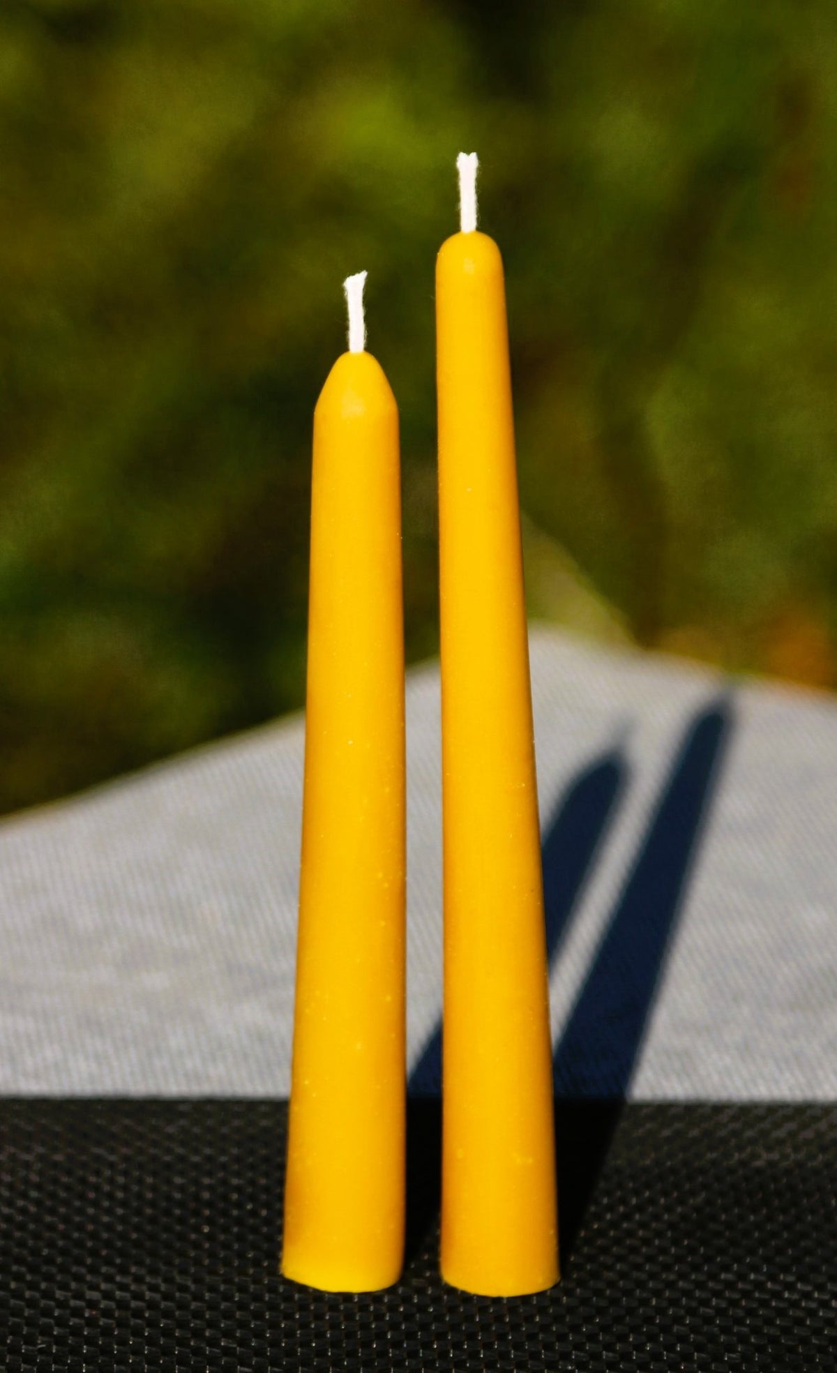 Taper candle 18/20 cm beeswax candle and silicone mould