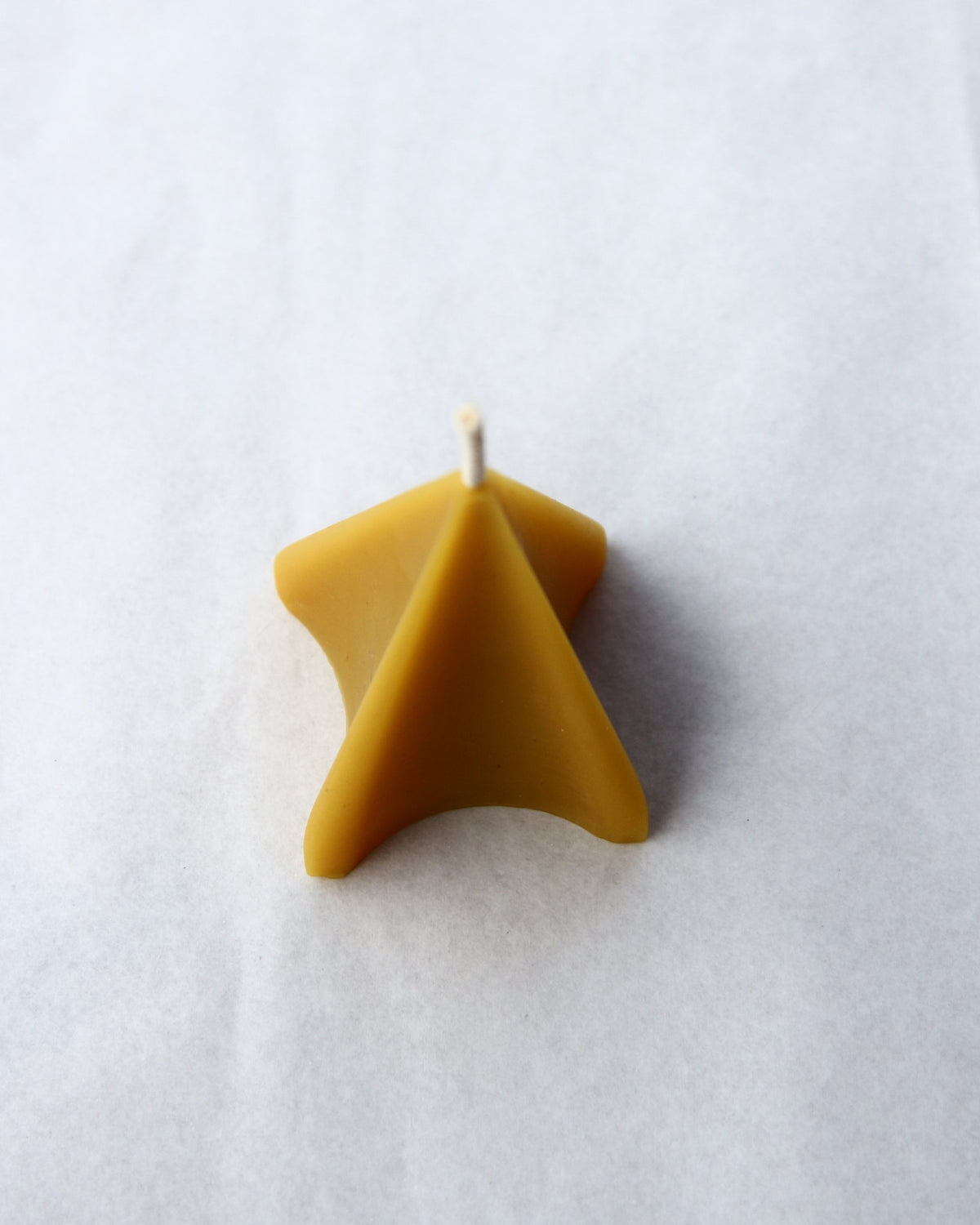 Wavey Peak beeswax candle and silicone mould