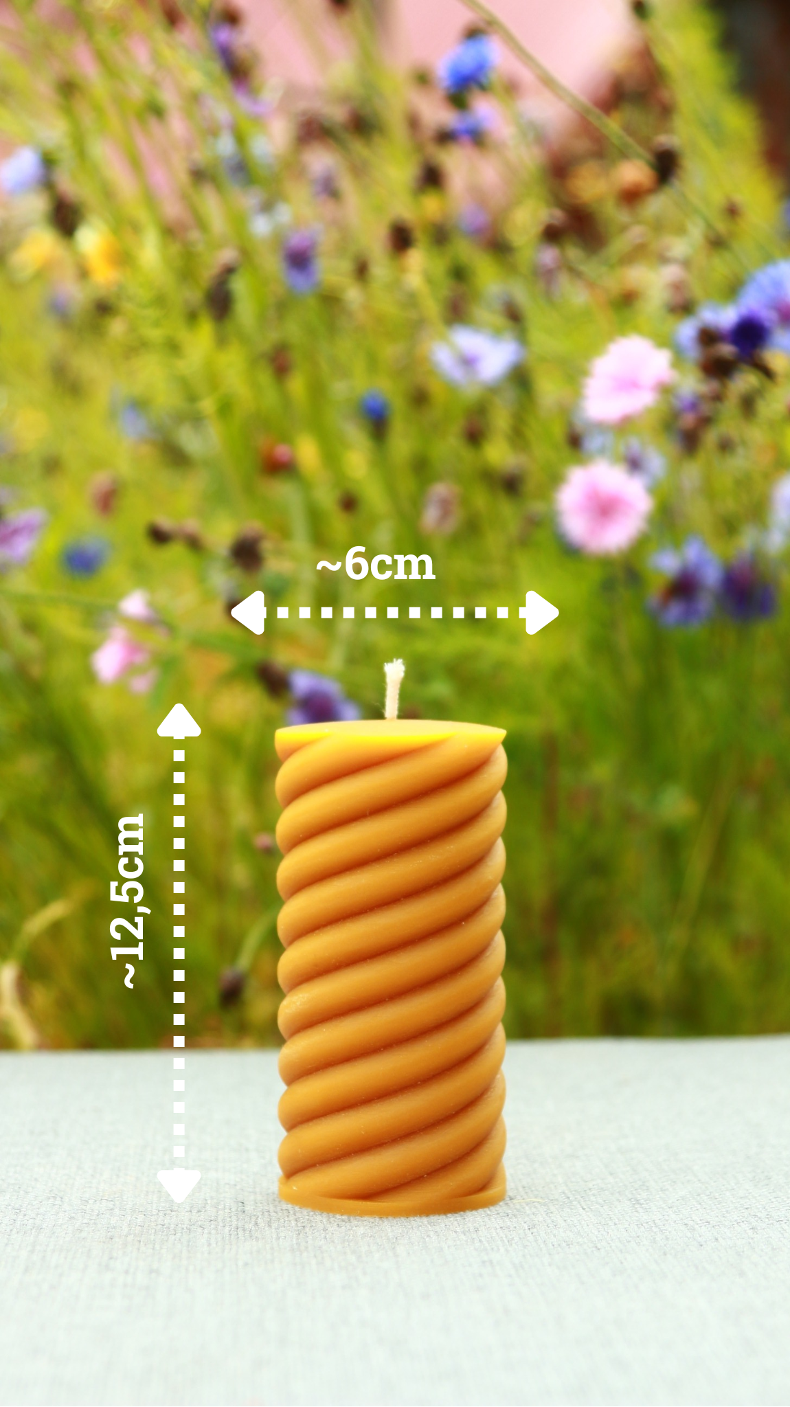 SPIRAL PILLARS 4Candle details:
4 sizes are available

Mold weight: 250 g. size: 5,5"/2,2" (~14 cm high x 5,5cm wide).Size of the finished candle: 5,3 "/1,5" (~13,5 cm high x ~3,5 cSilicone MoldLatvian CandlesLatvian CandlesSPIRAL PILLAR Silicone Candle mould