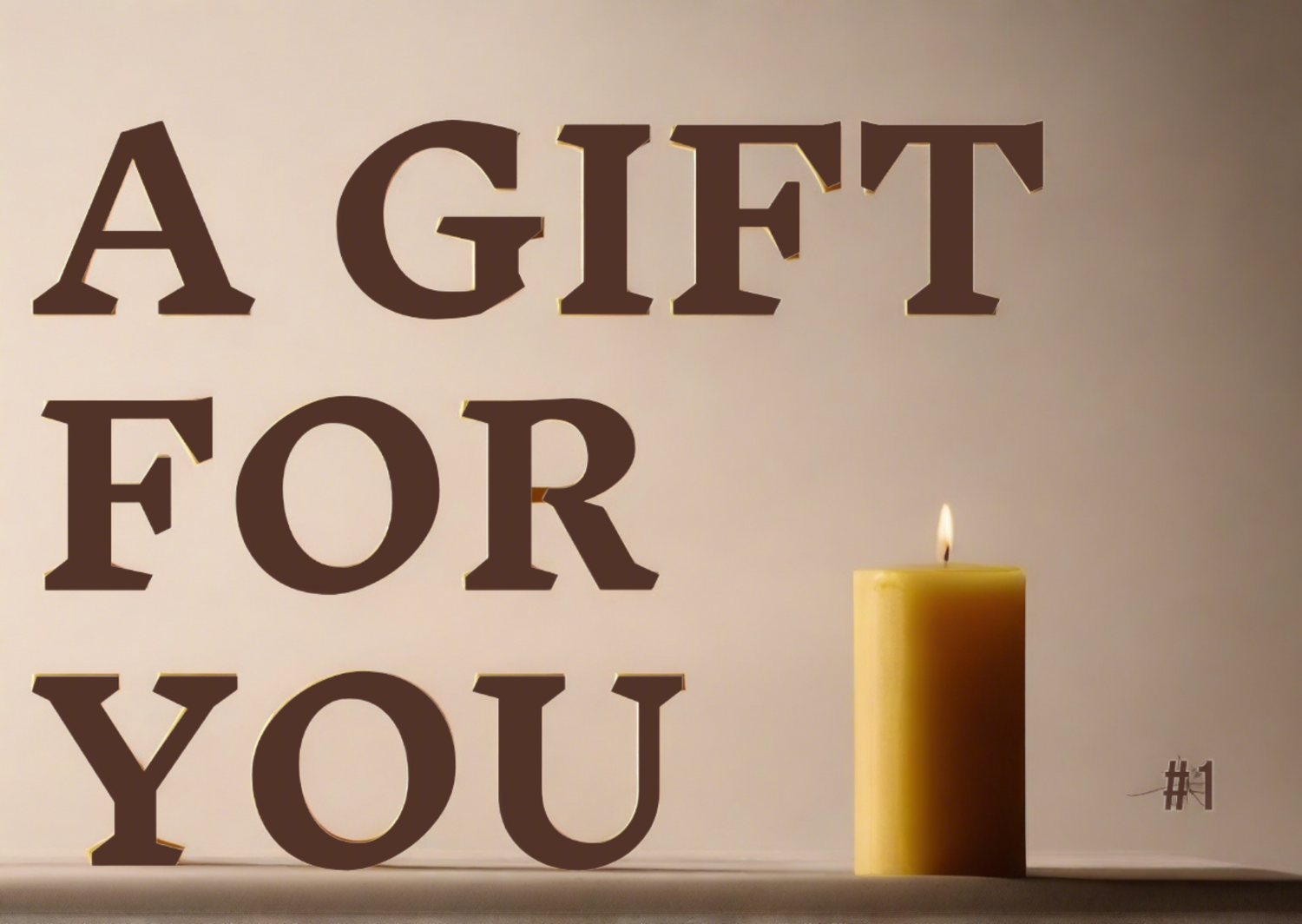 Digital gift card for beeswax candle molds and supplies