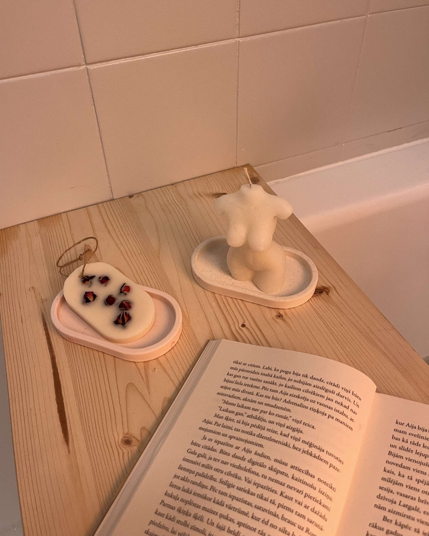 Silicone mold for casting soap or wax trays