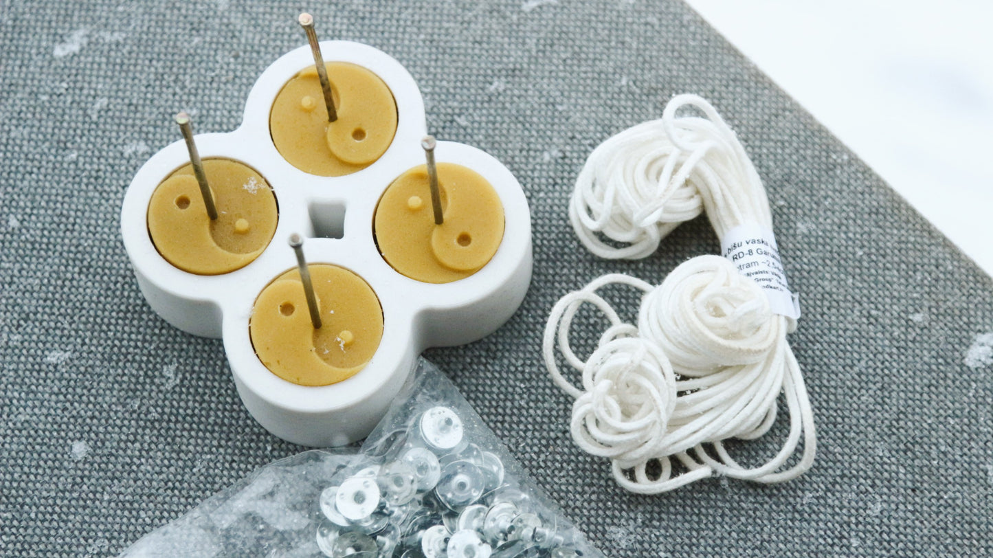 YING YANG TEA LIGHTS 2x2