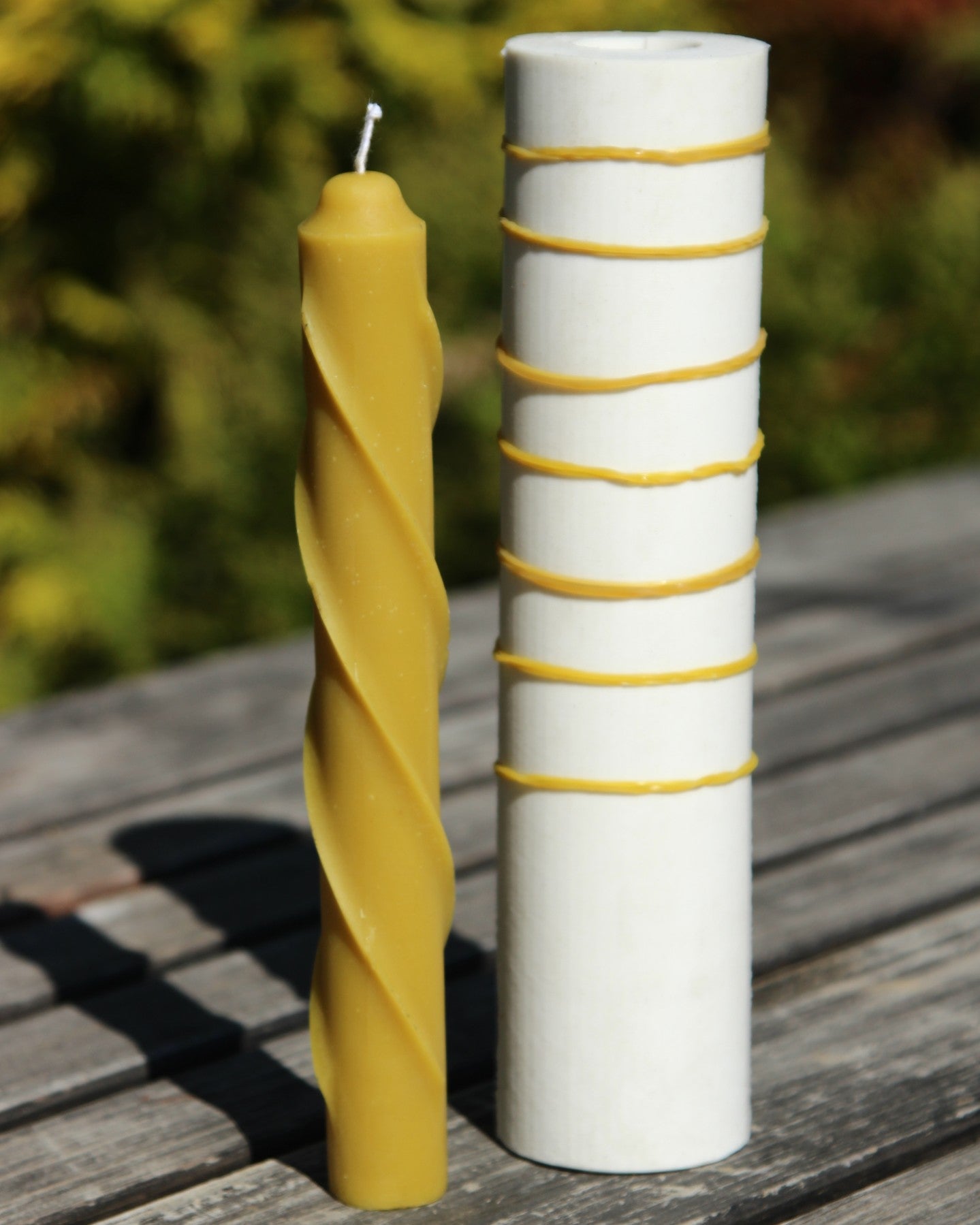 THREADED DAILY 20cm Silicone Candle Mold