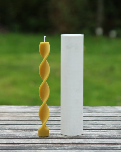 TWISTED PLANE Silicone Candle Molds