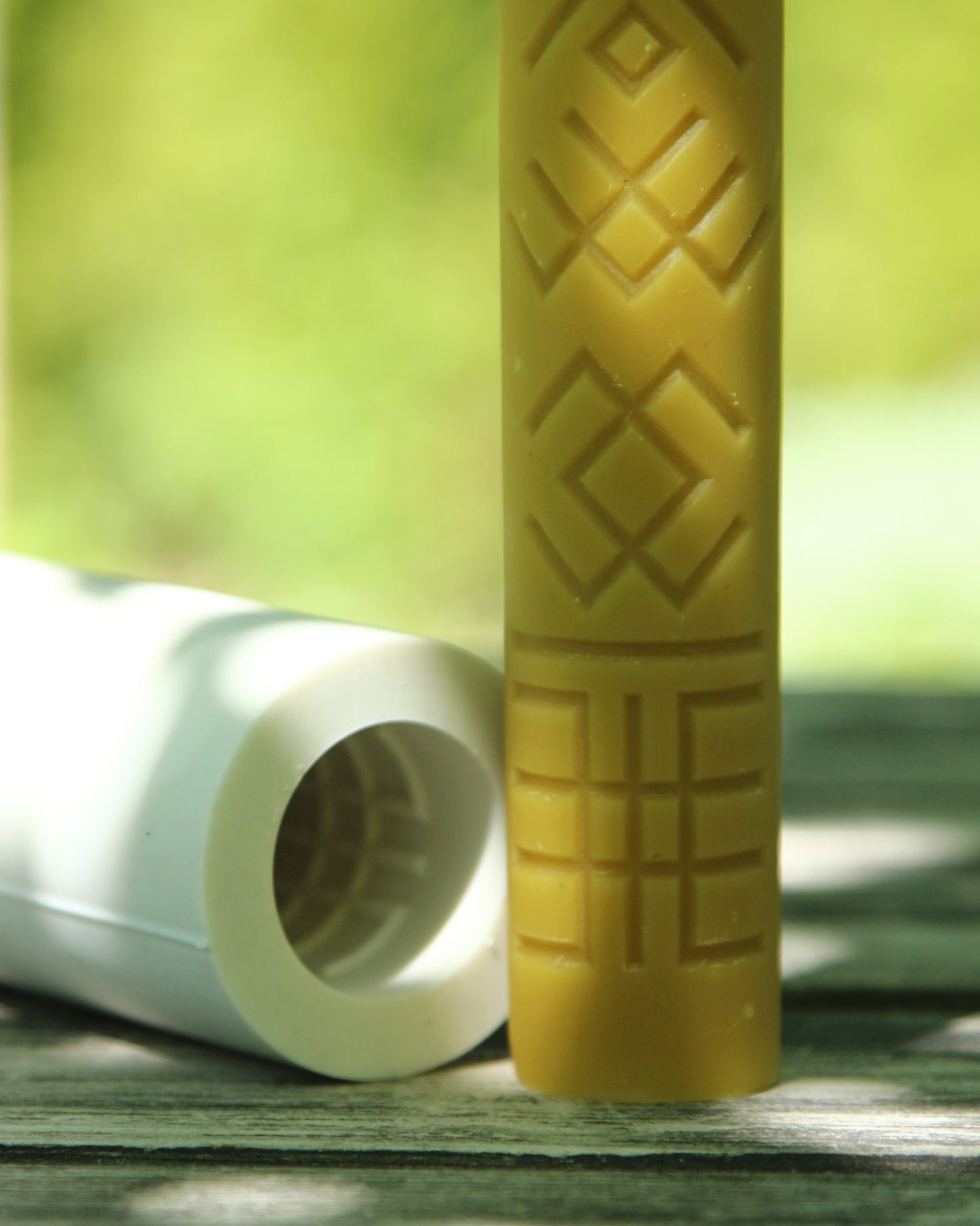 Geometric FOLK SIGNS 2 Silicone Candle mold