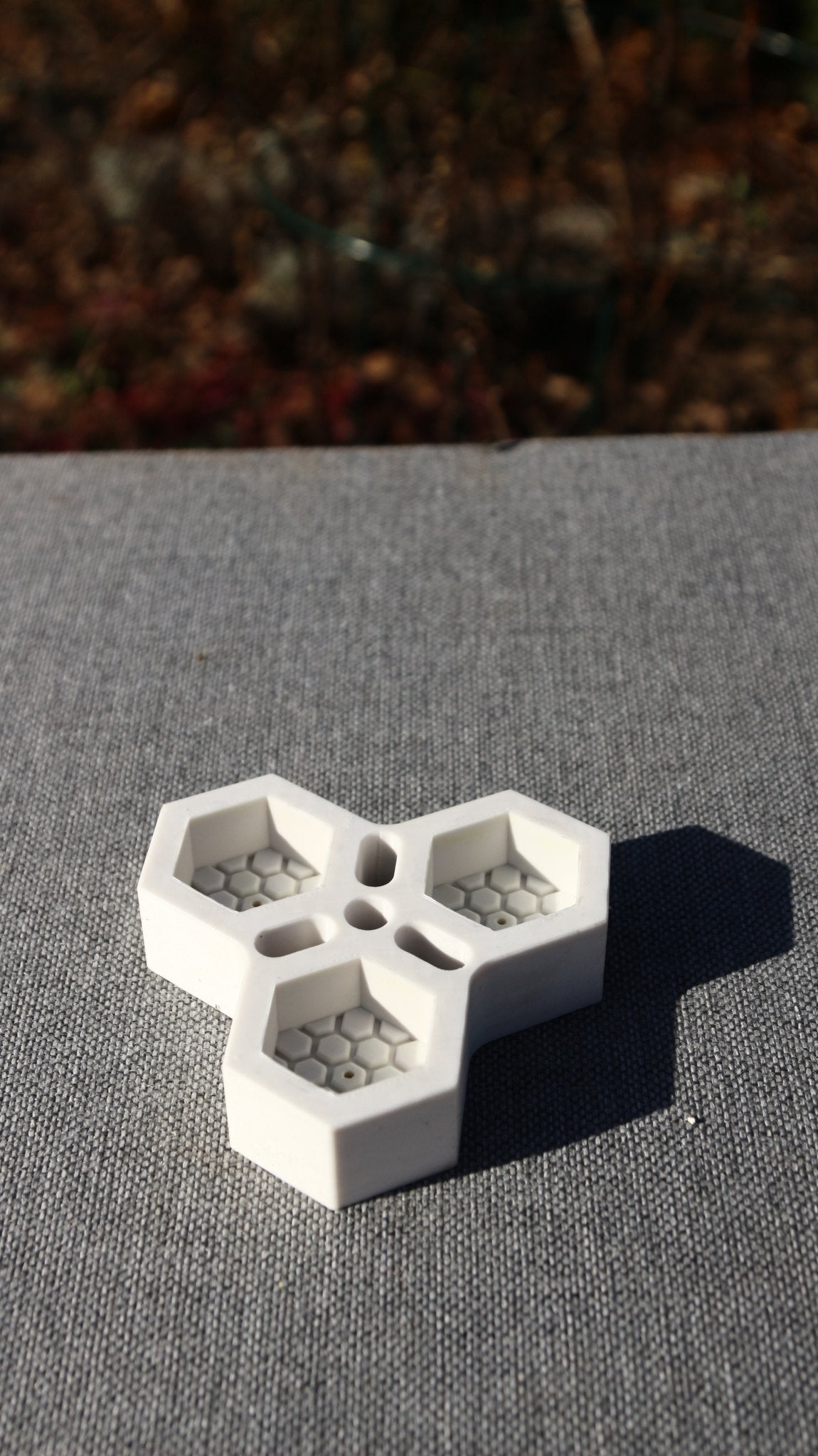 Bee Cells Hexagon tea light beeswax candle and silicone mould