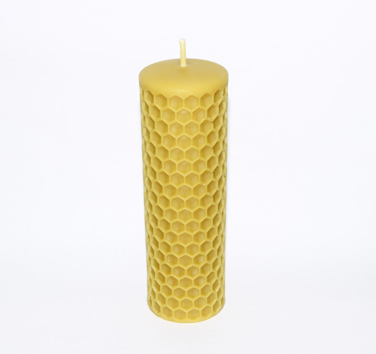 Bee Cells pillar beeswax candle and silicone mould