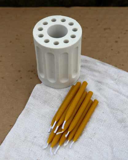 Birthday candle 11-cavity beeswax candle and silicone mould