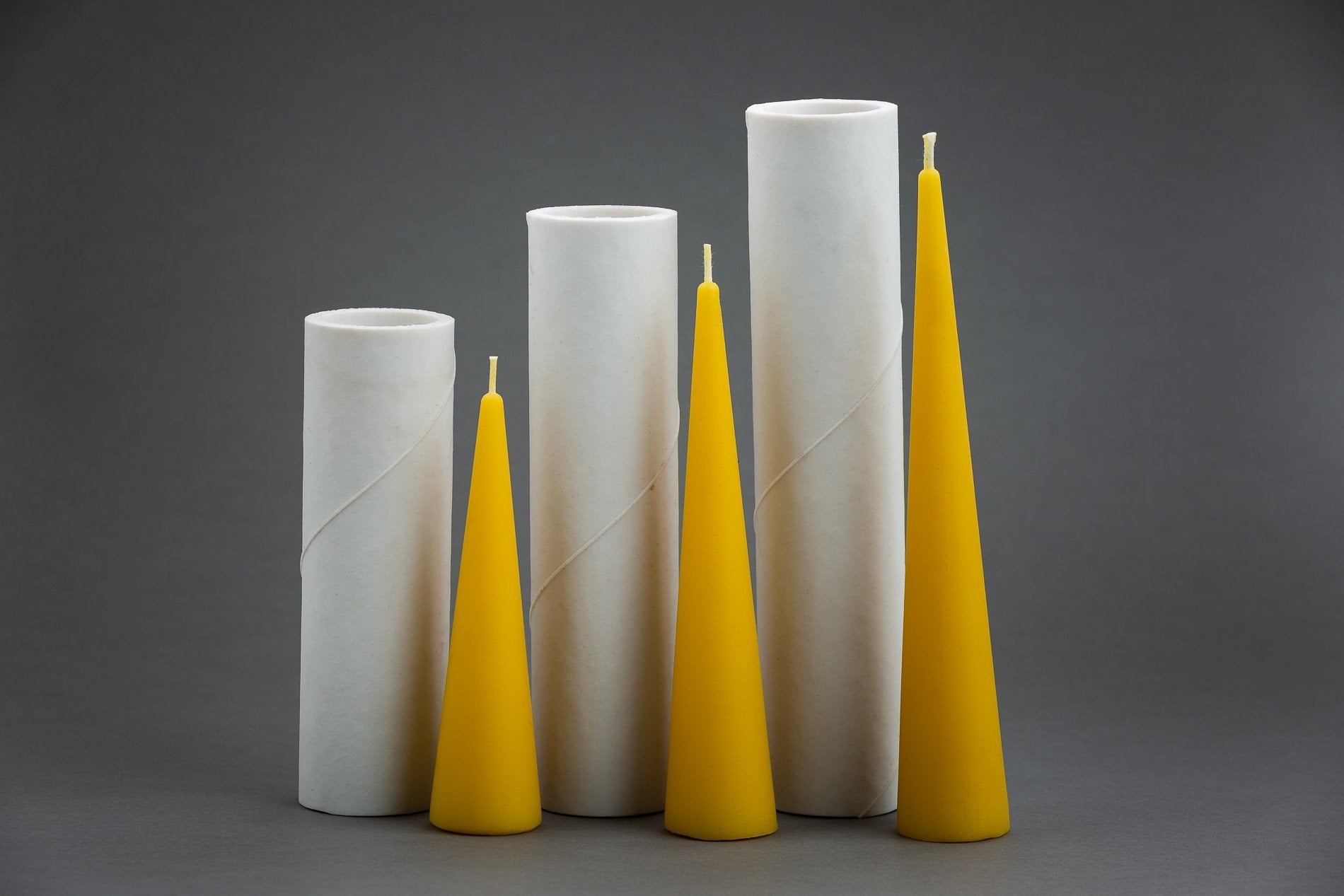 CONES 5 sizes - Latvian Candles