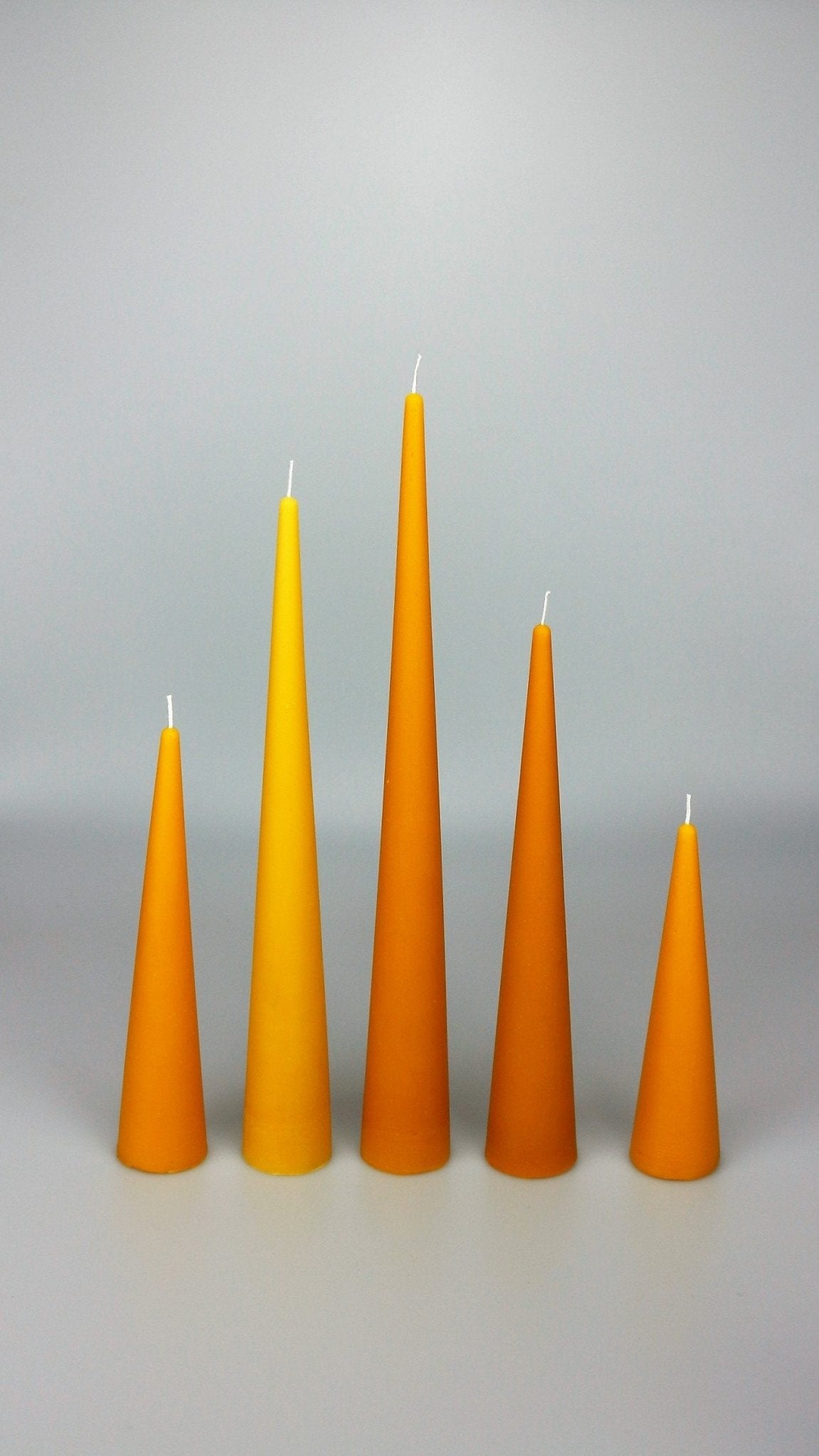 CONES 5 sizes - Latvian Candles