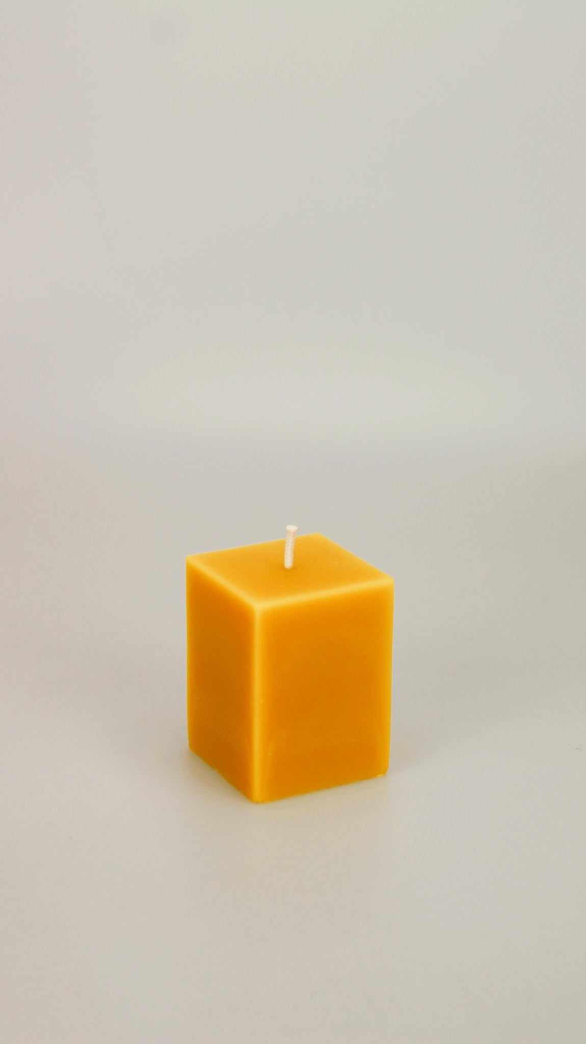 Cubes pillar beeswax candle and silicone mould