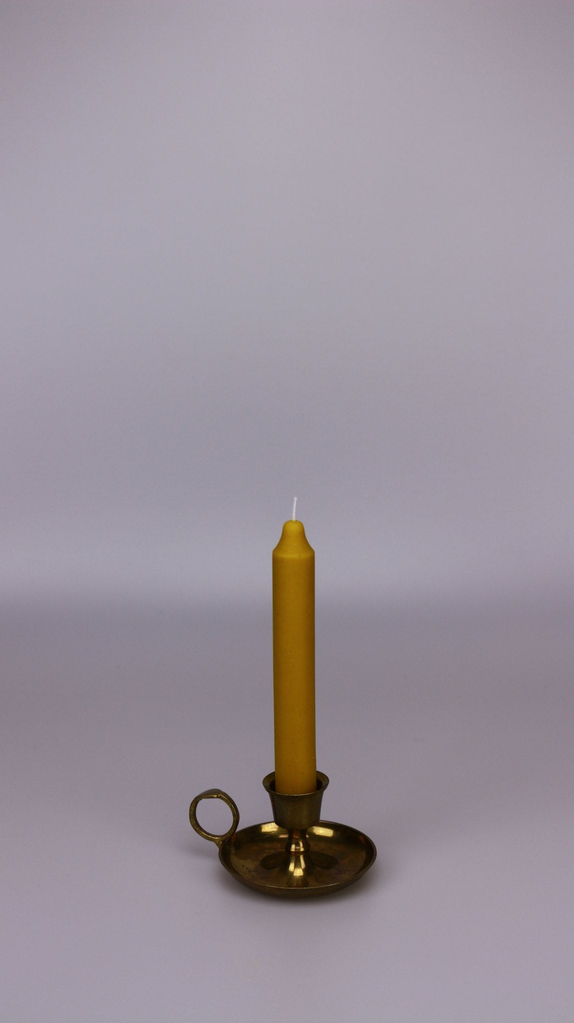Short Daily taper beeswax candle and silicone mould