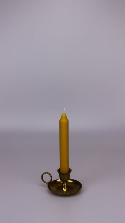 Short Daily taper beeswax candle and silicone mould