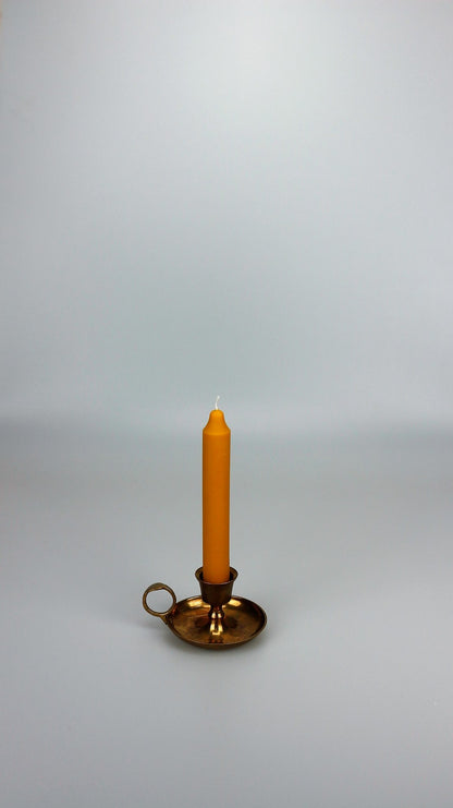 Short Daily taper beeswax candle and silicone mould