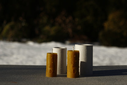 Deers beeswax candle and silicone mould