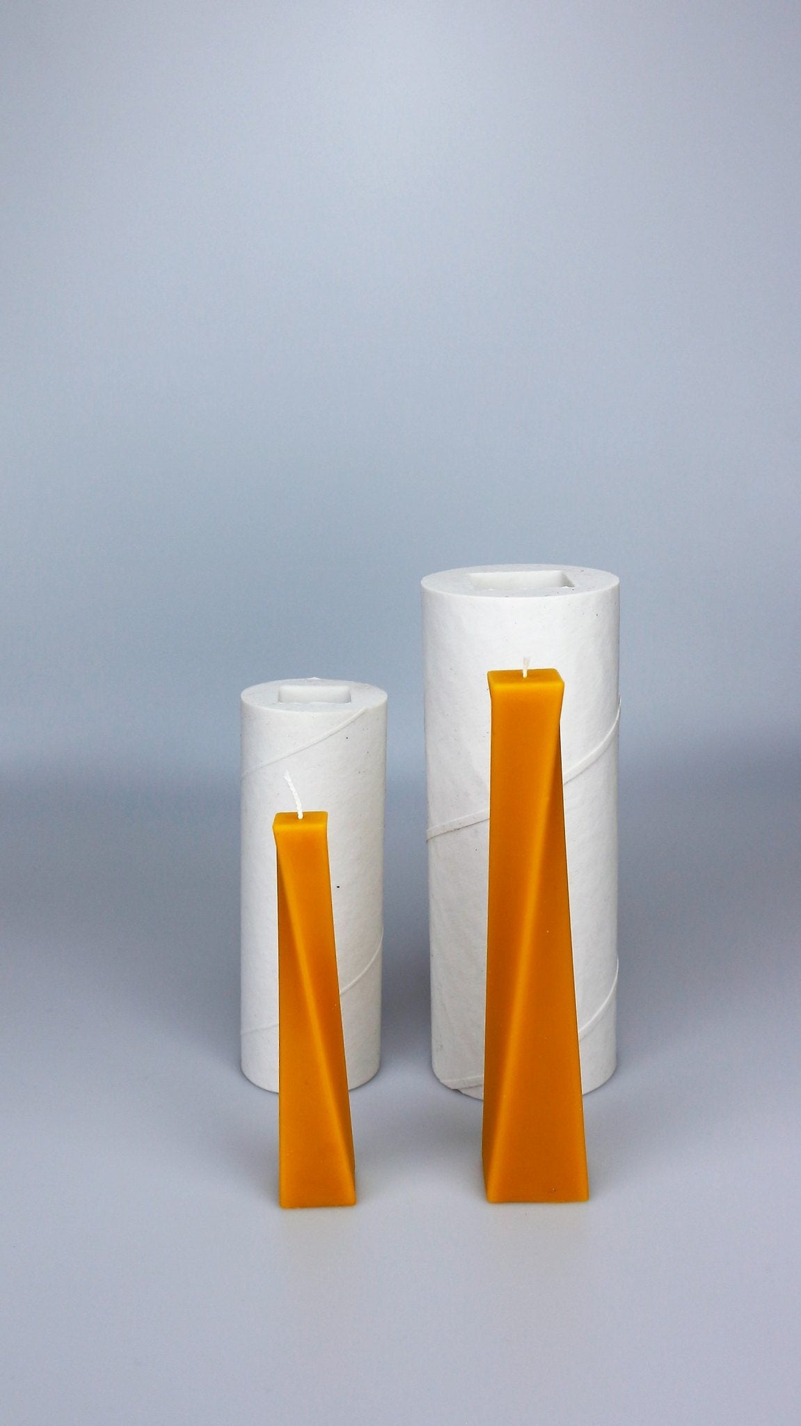 Evening Dress beeswax candle and silicone mould