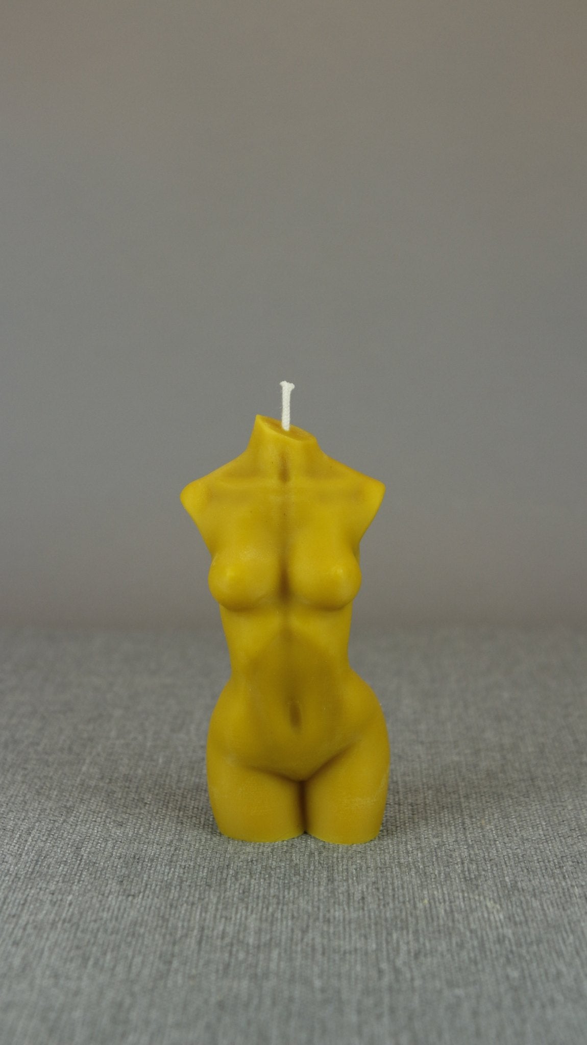 Female Body beeswax candle and silicone mould