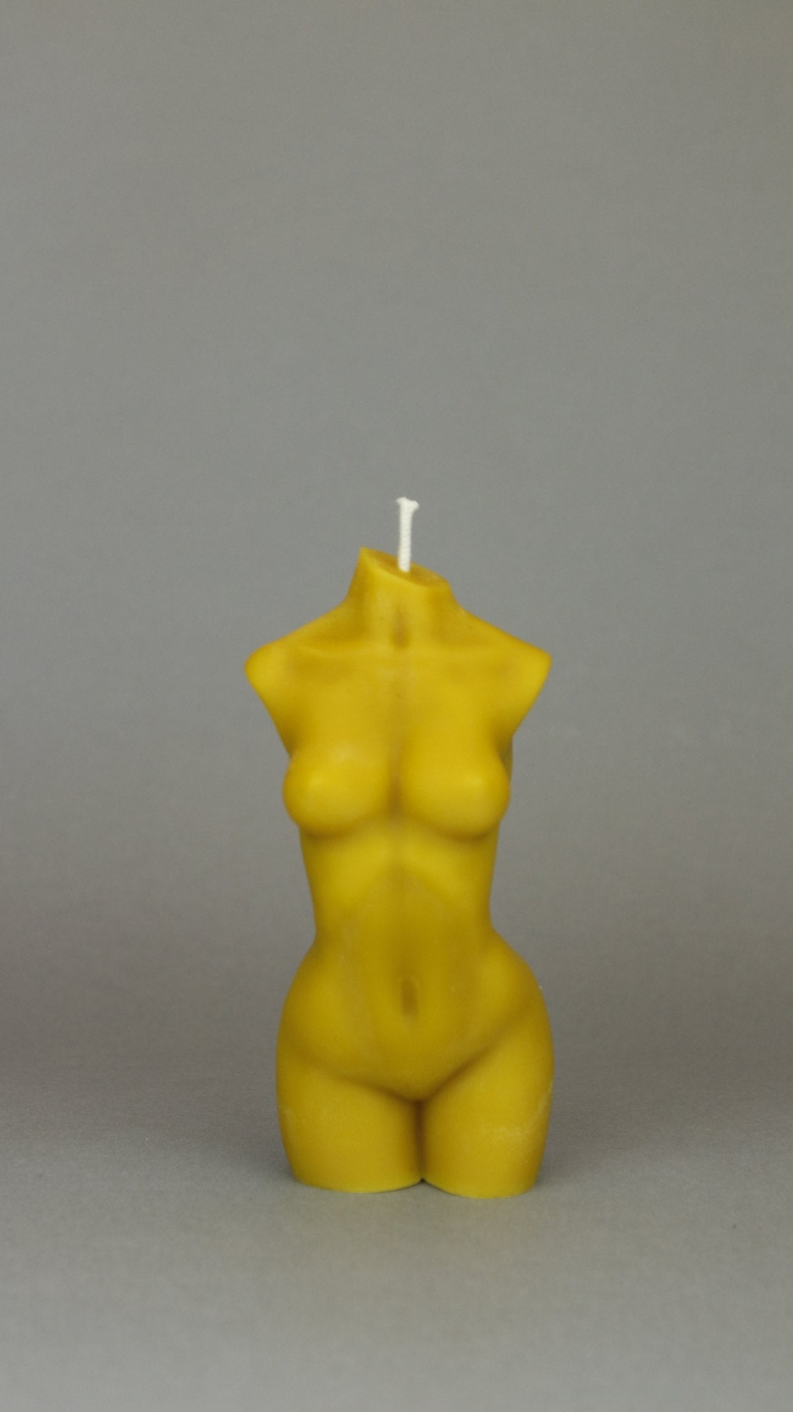 Female Body beeswax candle and silicone mould