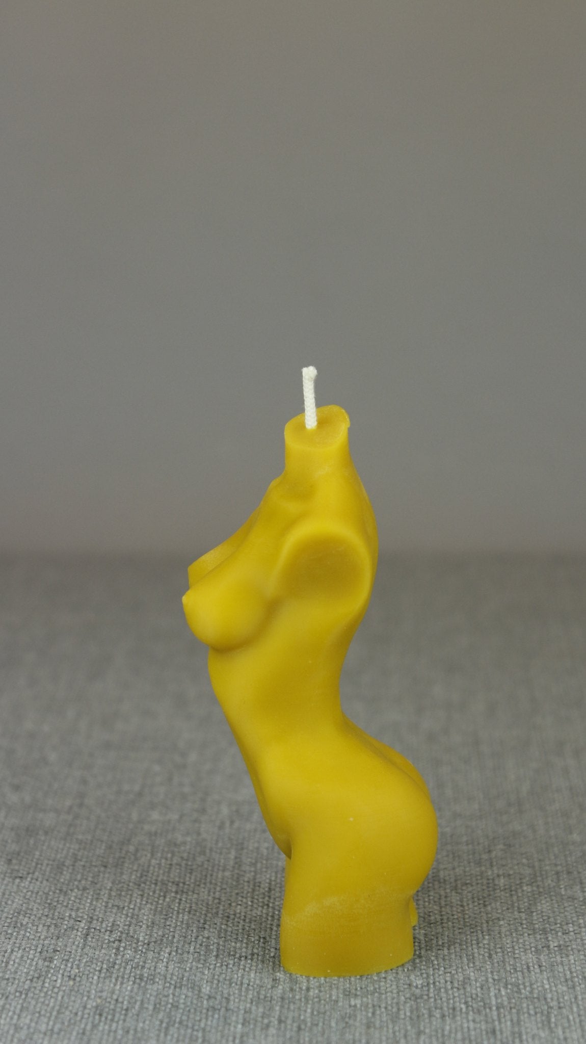 Female Body beeswax candle and silicone mould