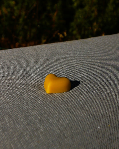 Floating Hearts beeswax candle and silicone mould