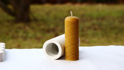 Lonely Bonds beeswax candle and silicone mould