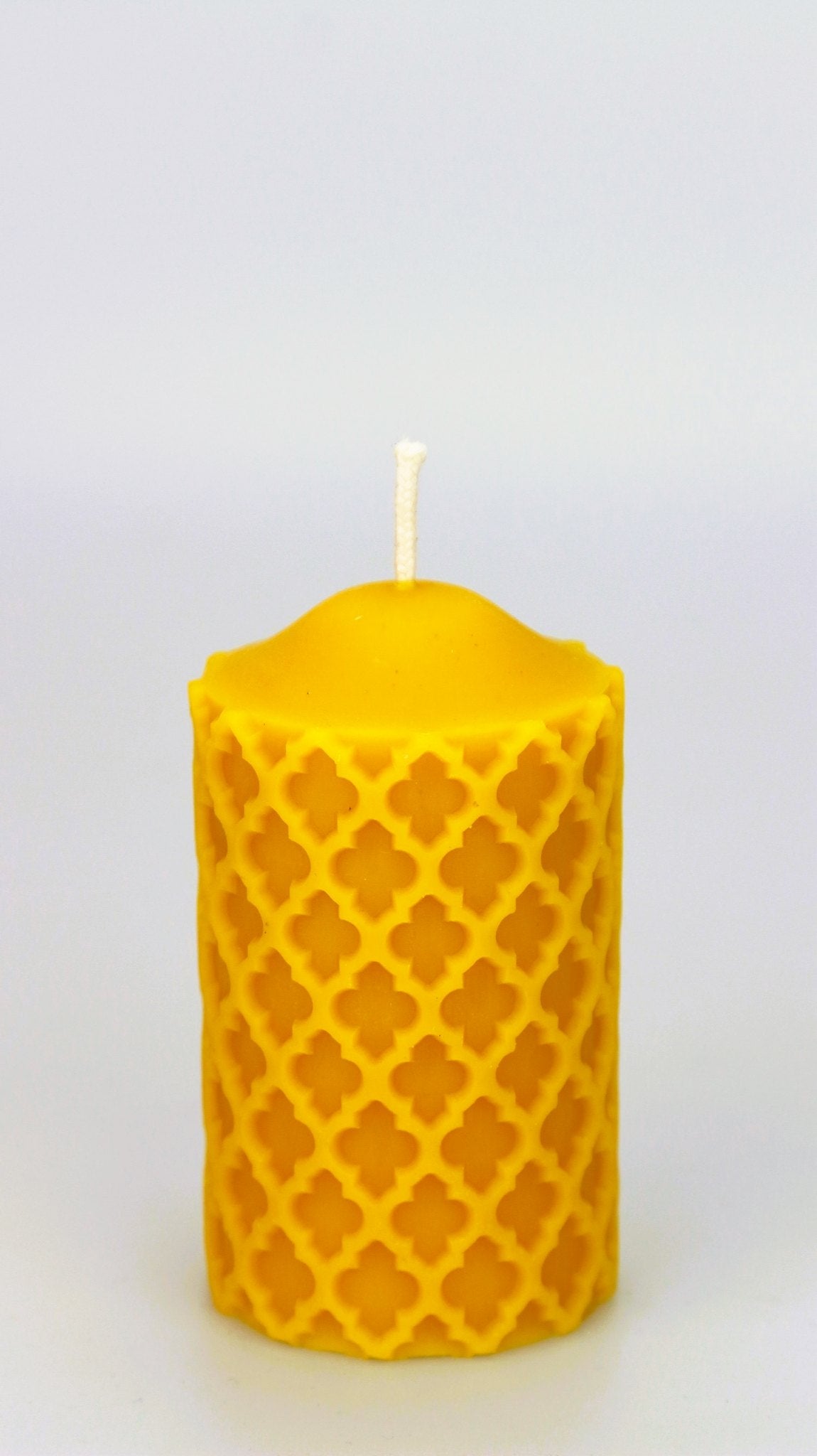 Old Window beeswax candle and silicone mould