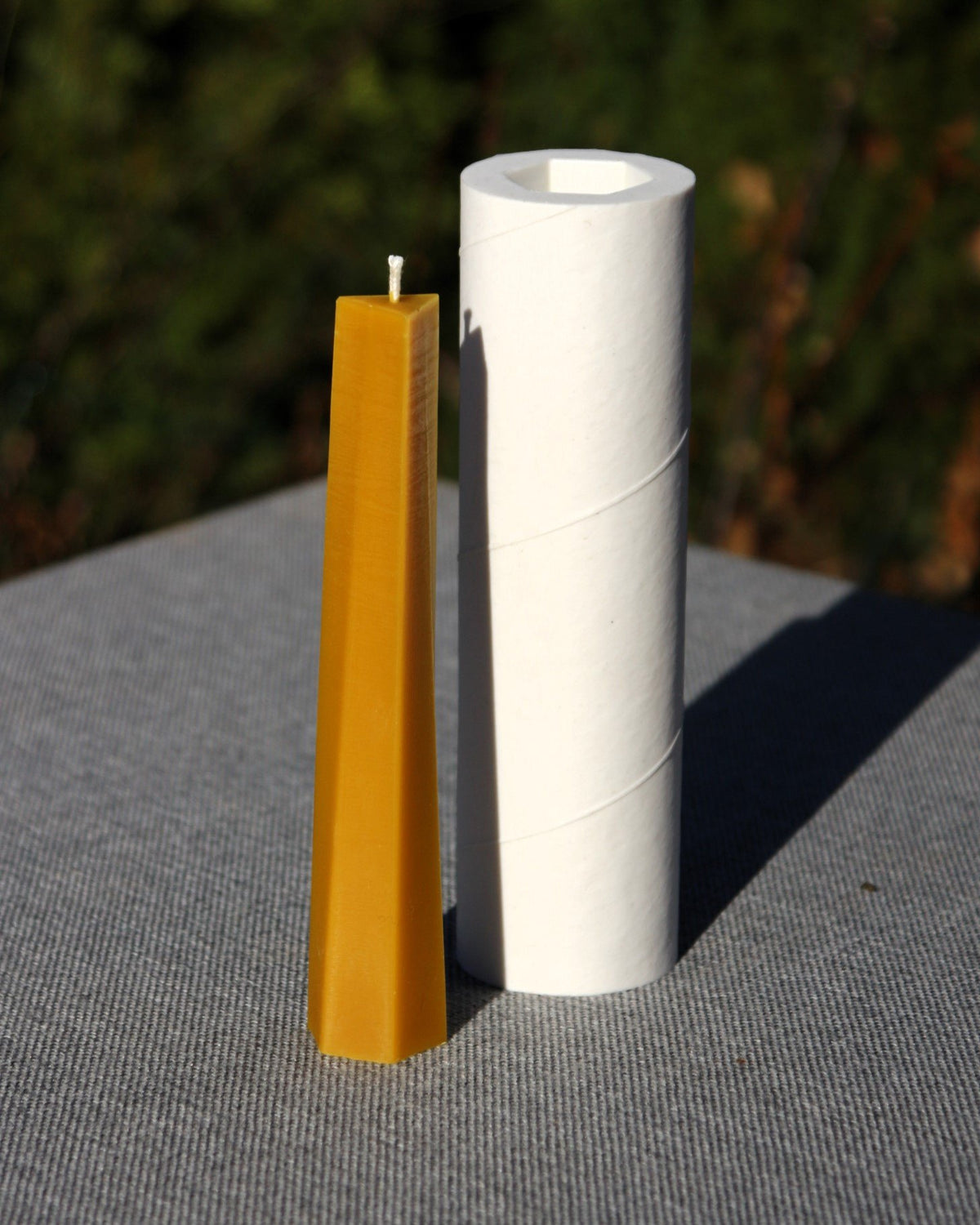 Polyfusion Flame beeswax candle and silicone mould