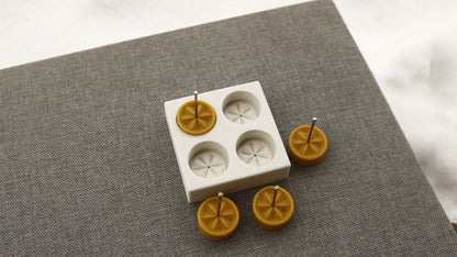 Rose tea light beeswax candle and silicone mould