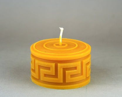 Square Waves beeswax candle and silicone mould