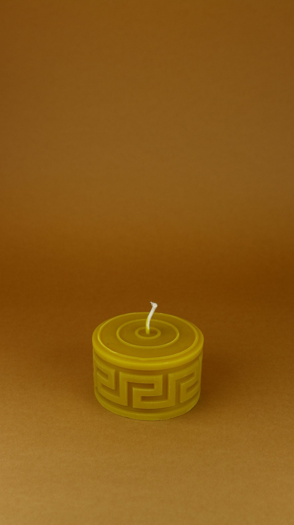 Square Waves beeswax candle and silicone mould