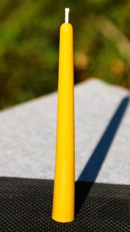 Taper candle 18/20 cm beeswax candle and silicone mould
