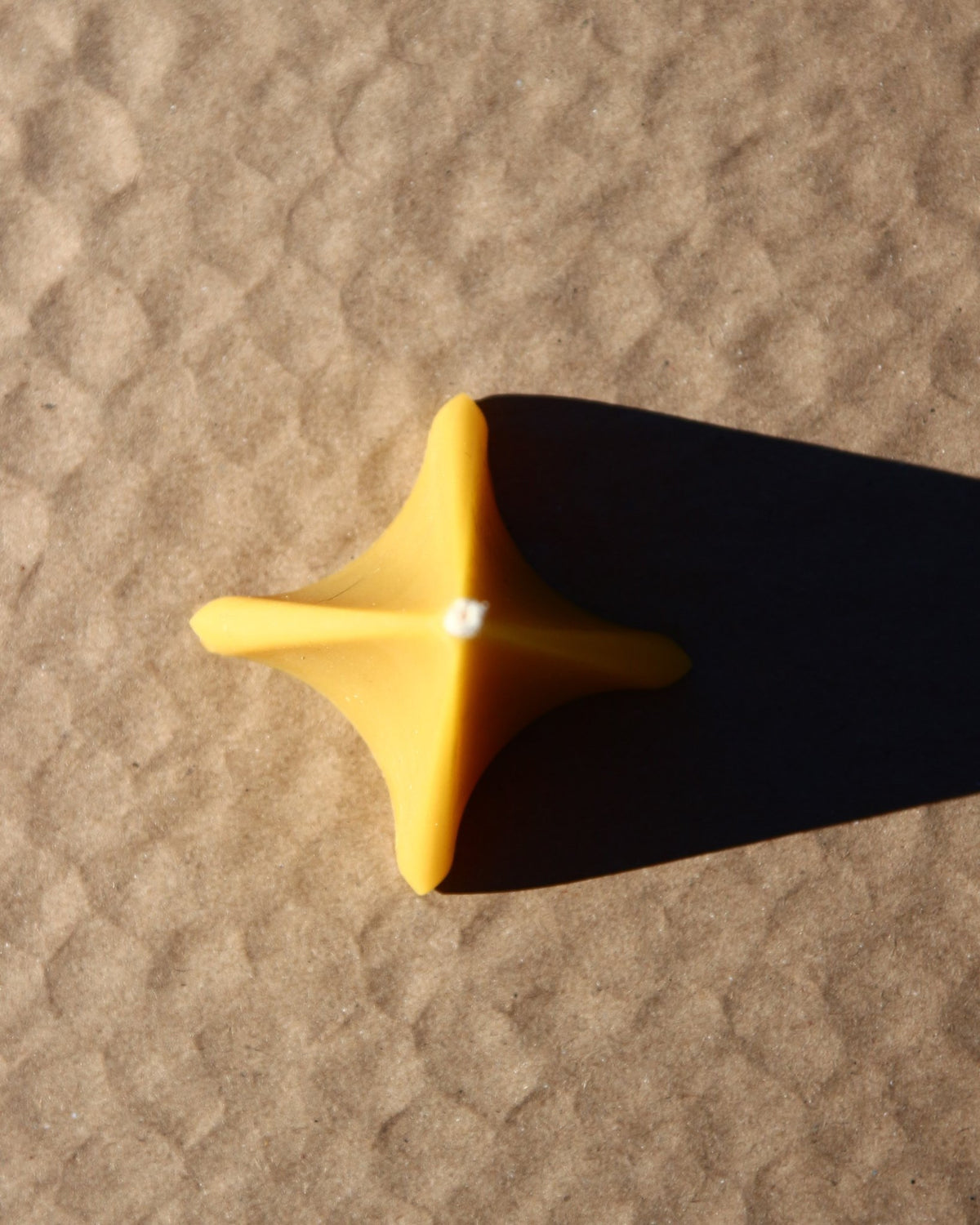 Wavey Peak beeswax candle and silicone mould