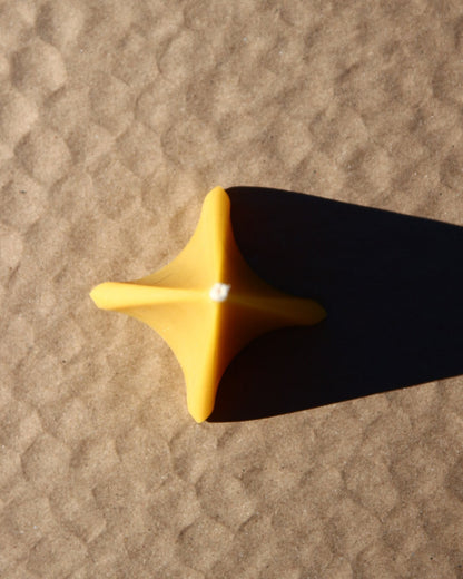 Wavey Peak beeswax candle and silicone mould