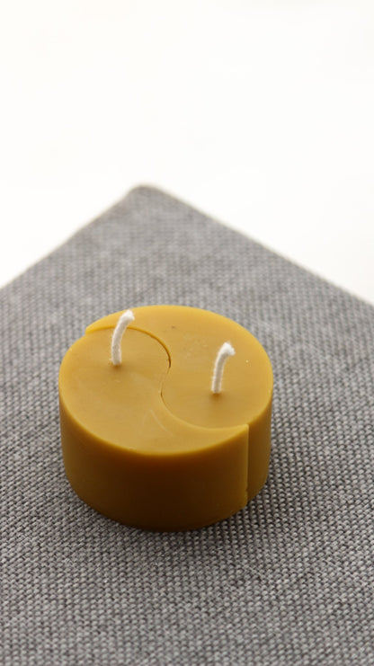 Ying Yang beeswax candle and silicone mould