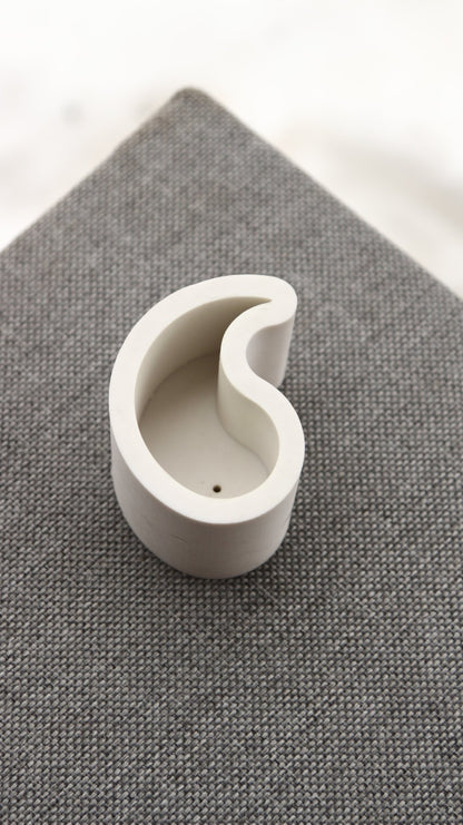 Ying Yang beeswax candle and silicone mould