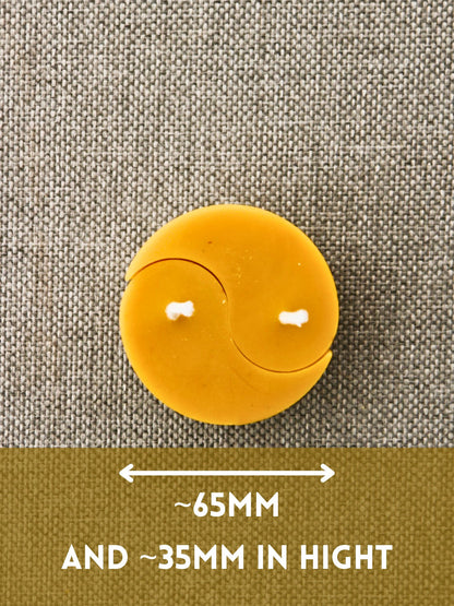 Ying Yang beeswax candle and silicone mould