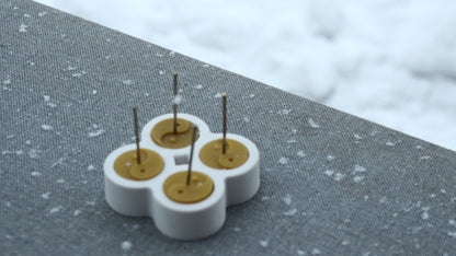 Ying Yang tea light beeswax candle and silicone mould