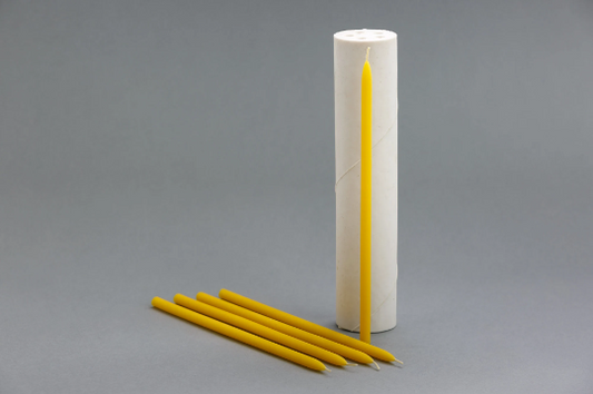 LONG TINY TAPER 23 cm tall, 2 optionsCandle details:
The finished candles measure 23 cm in height and 8.5 mm in width, weighing 12 g. Molds come in two options:

5 cavities
11 cavitiesSilicone MoldLatvian CandlesLatvian CandlesSilicone Candle mold