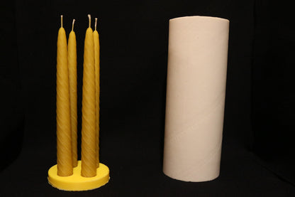 latviancandles, high quality silicone molds for beeswax candles, 