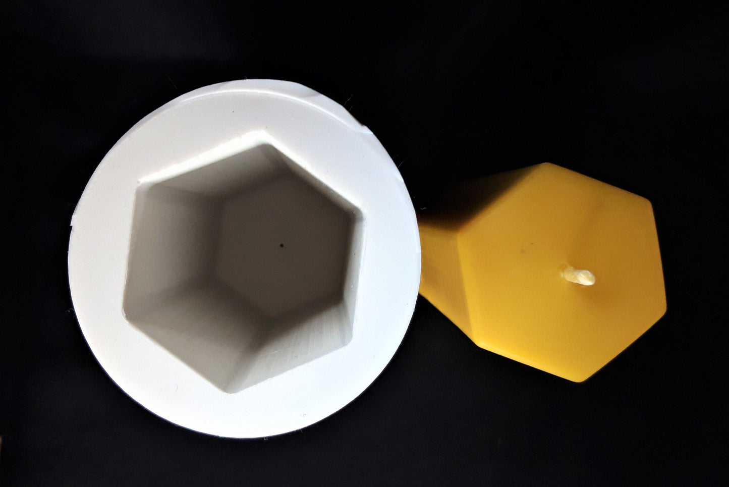 HEXAGON Silicone Candle mould