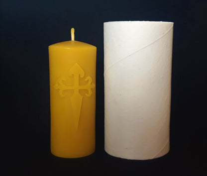 ST JAMES CROSS Silicone Candle mould