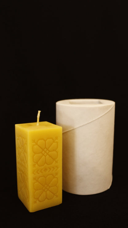 latviancandles, high quality silicone molds for beeswax candles, 