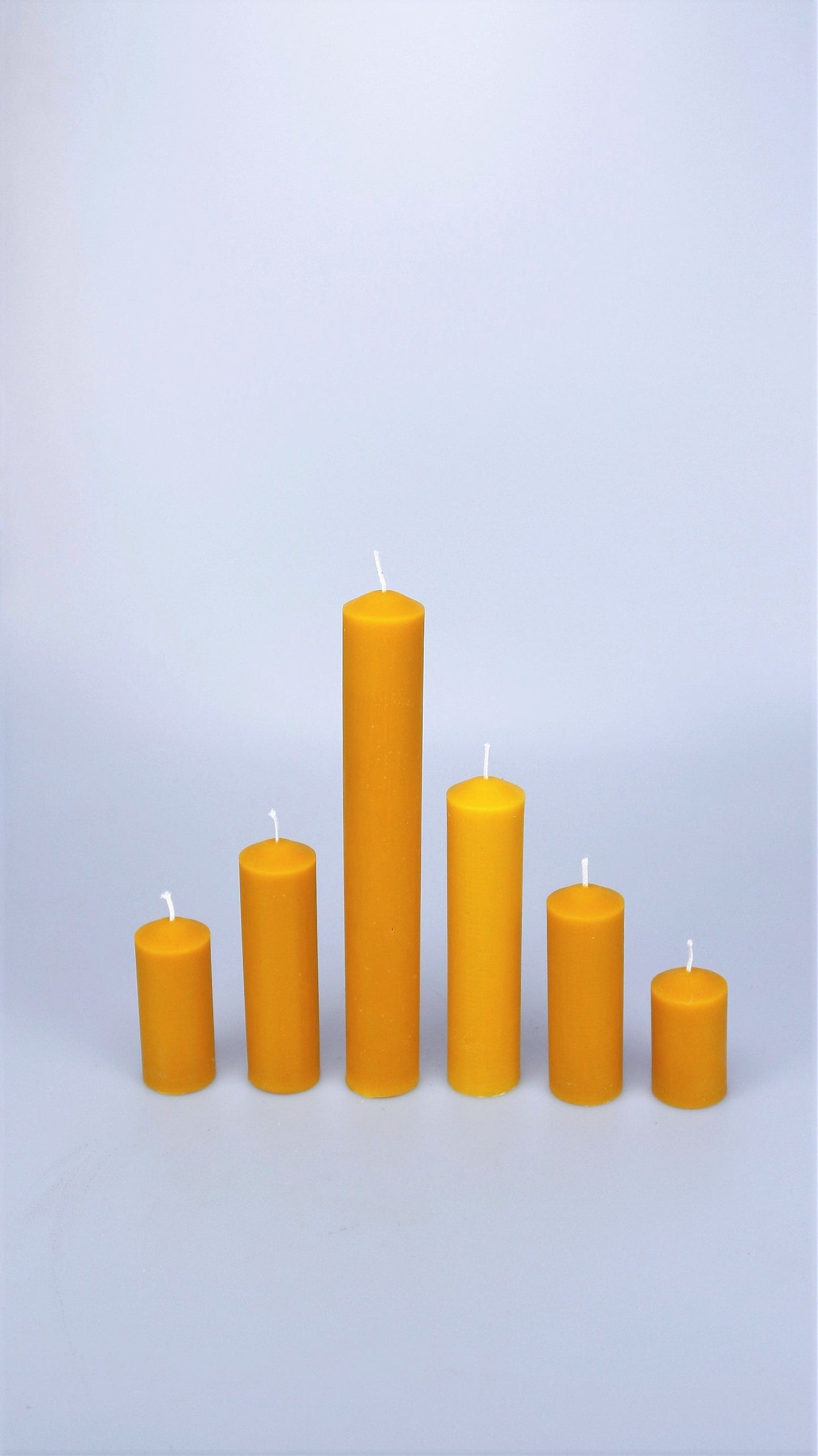 SIMPLICITY 6 sizesCandle Details:
SIMPLICITY 6 variations of plain pillars: candle's height 5 cm,

candle's height of 7 cm,
candles height 9 cm,
candle's height of 11
cm, candle's heiSilicone MoldLatvian CandlesLatvian CandlesSIMPLICITY Silicone Candle mold